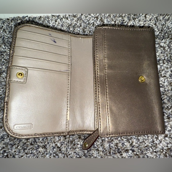 Coach fold wallet bronze - Picture 2 of 9